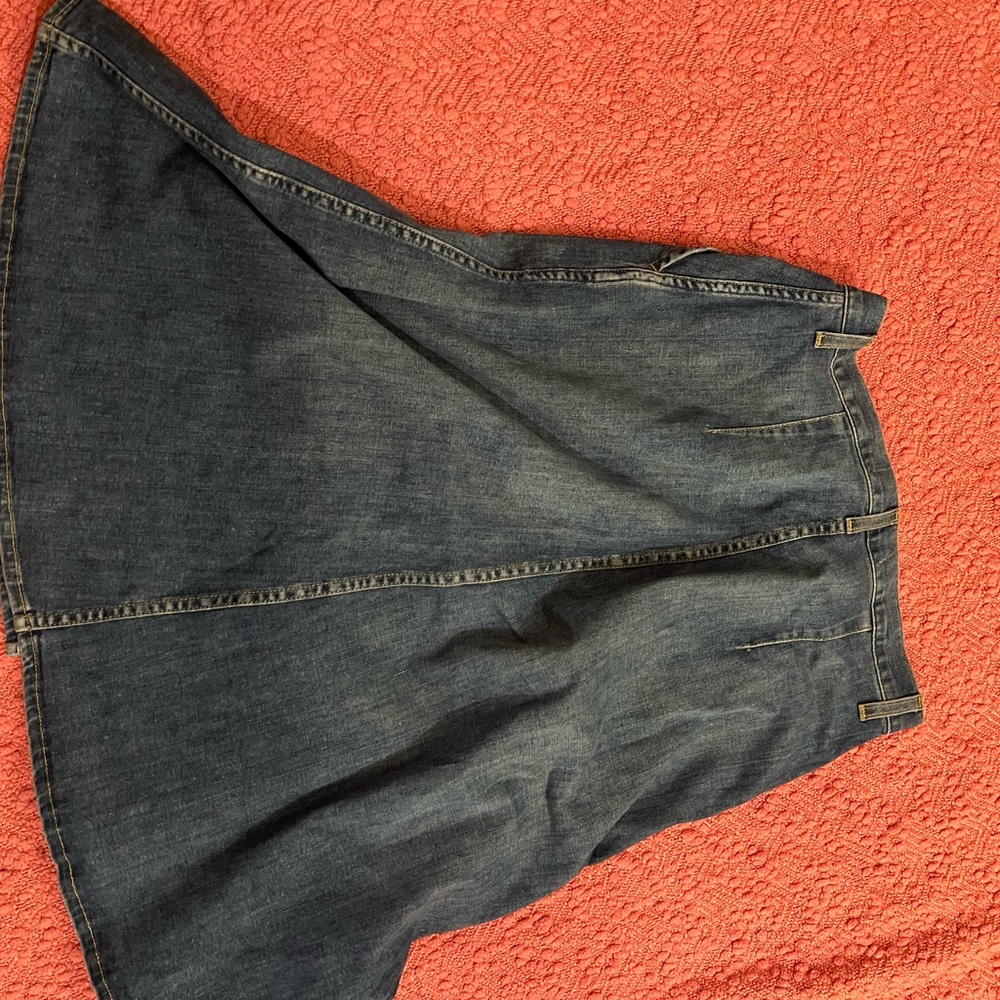 AMO Denim Marie Wrap Skirt - Wistful Blue - New without tags - Picture 5 of 11